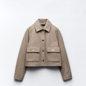 Zara Brushed Suede Jacket